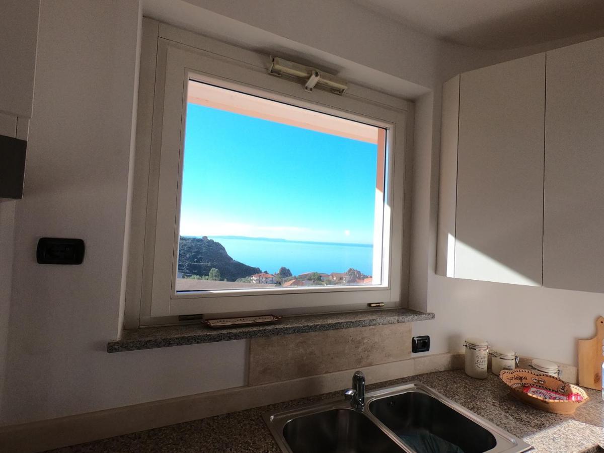 Splendida Vista Sul Mare Apartment Nebida ภายนอก รูปภาพ